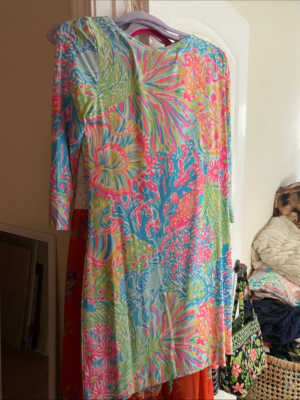 Lilly Pulitzer Multicolor Coral Reef Print Shift Dress